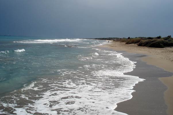 beach at Salamis