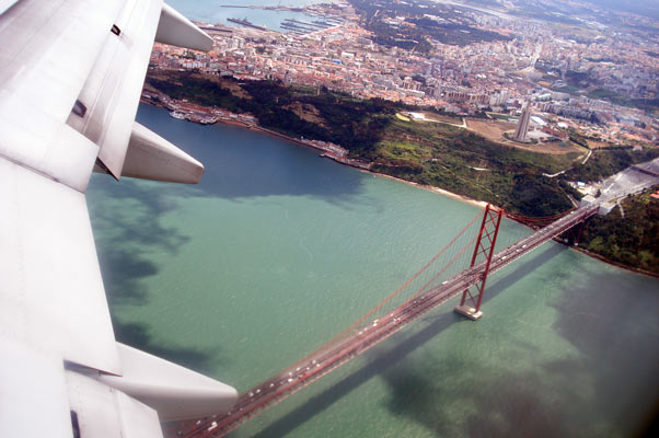 landing in Lisbon
