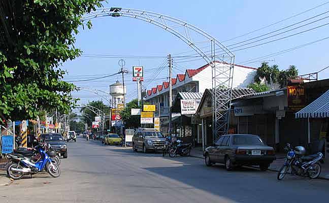 main road Kanchanaburi