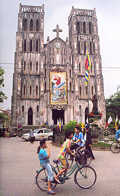cathedral, hanoi
